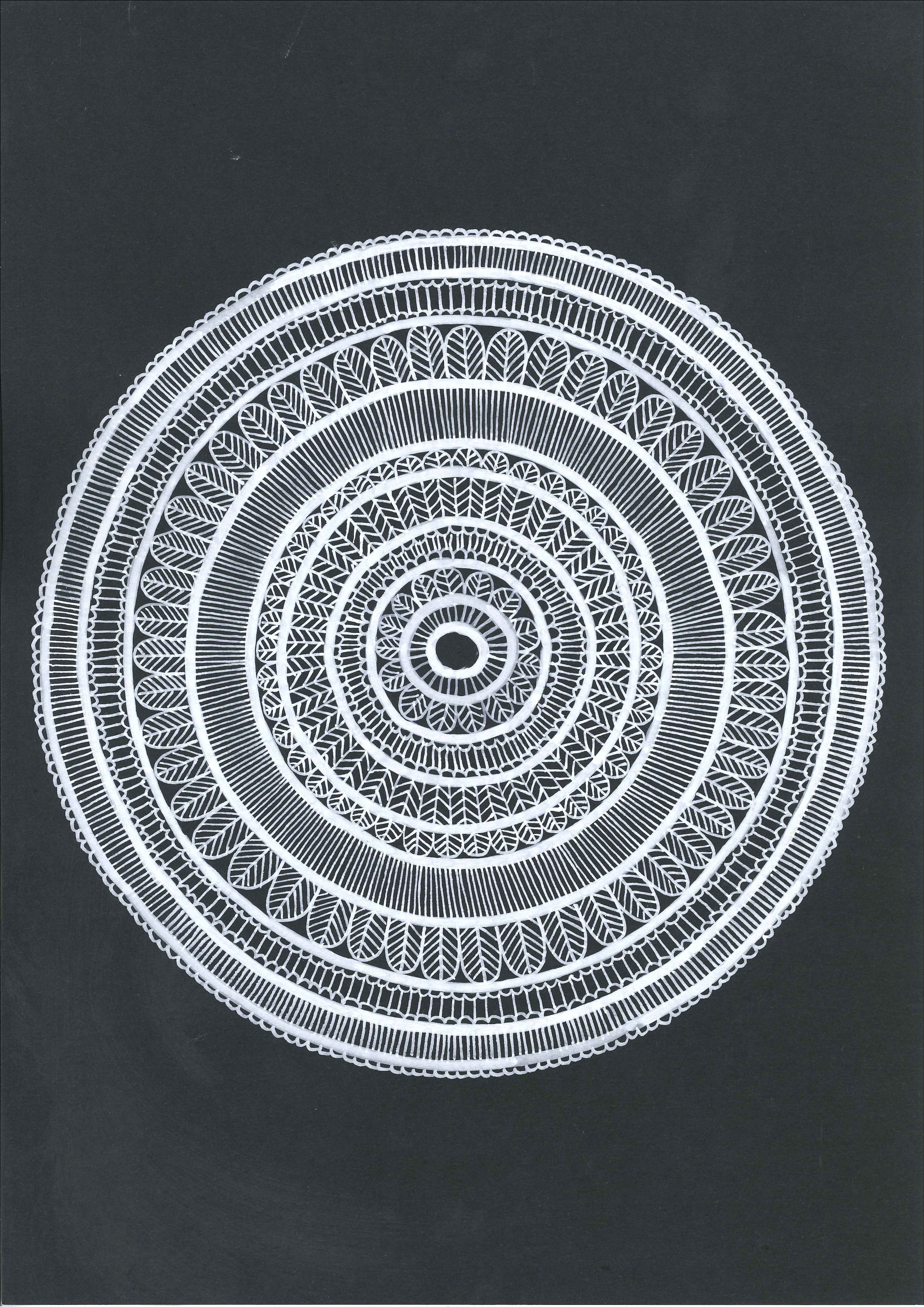 Focus Mandalas: Black Background