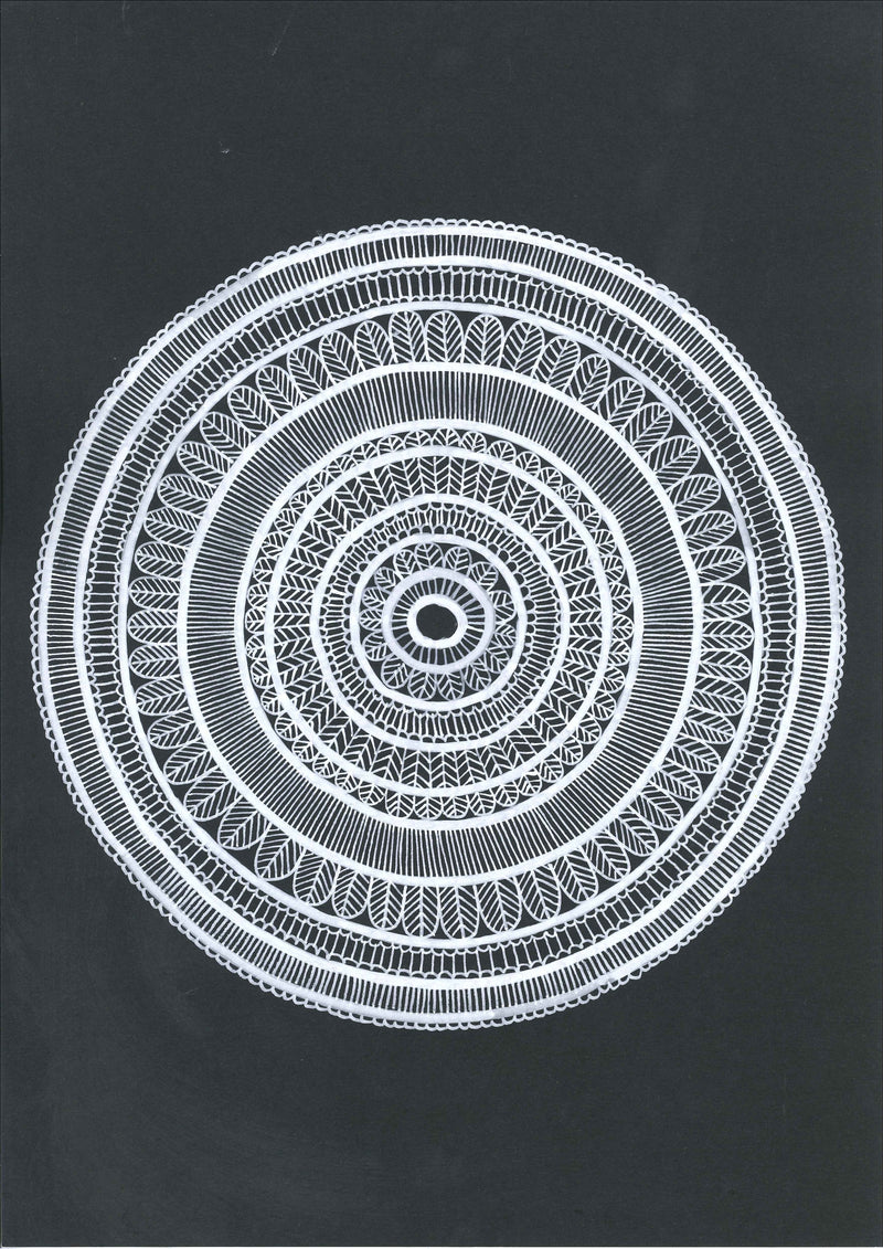 Focus Mandalas: Black Background