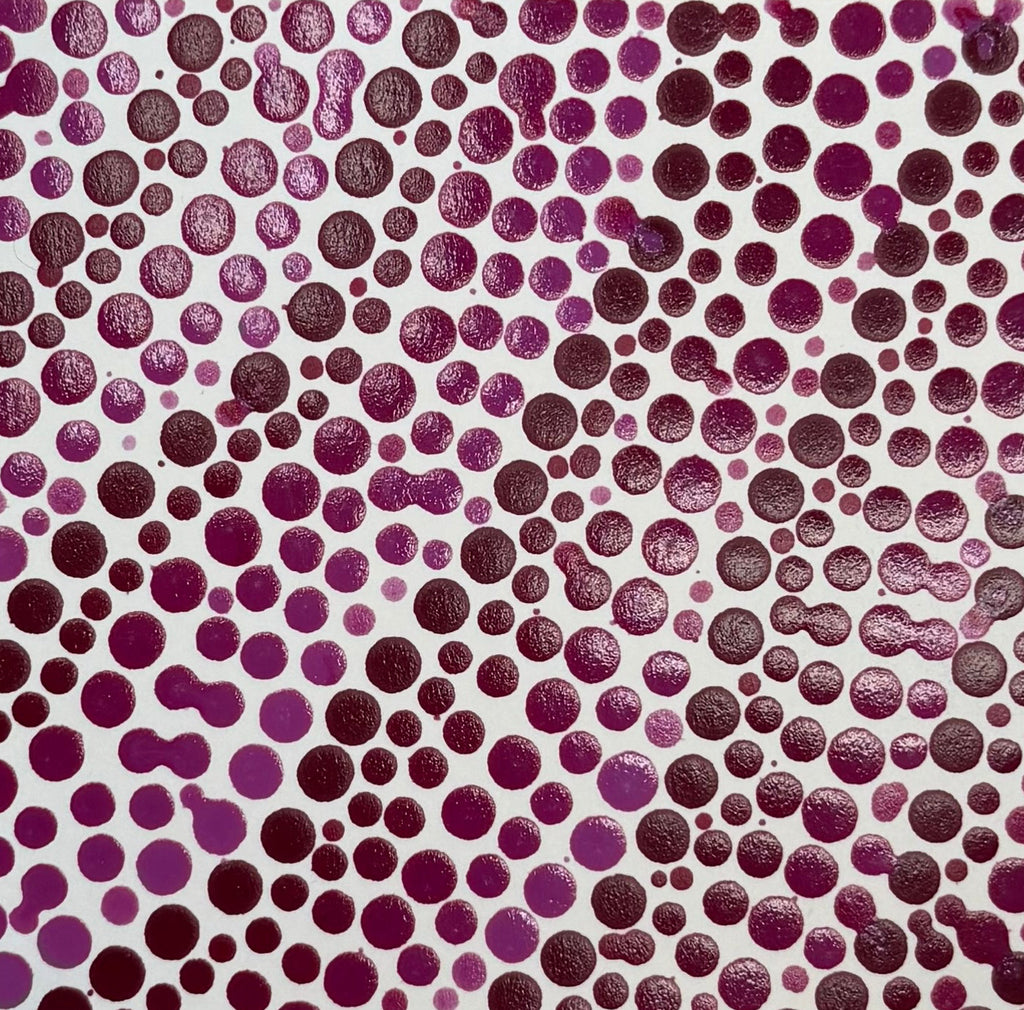 Flowing Constellation Dots: Shades of Purple