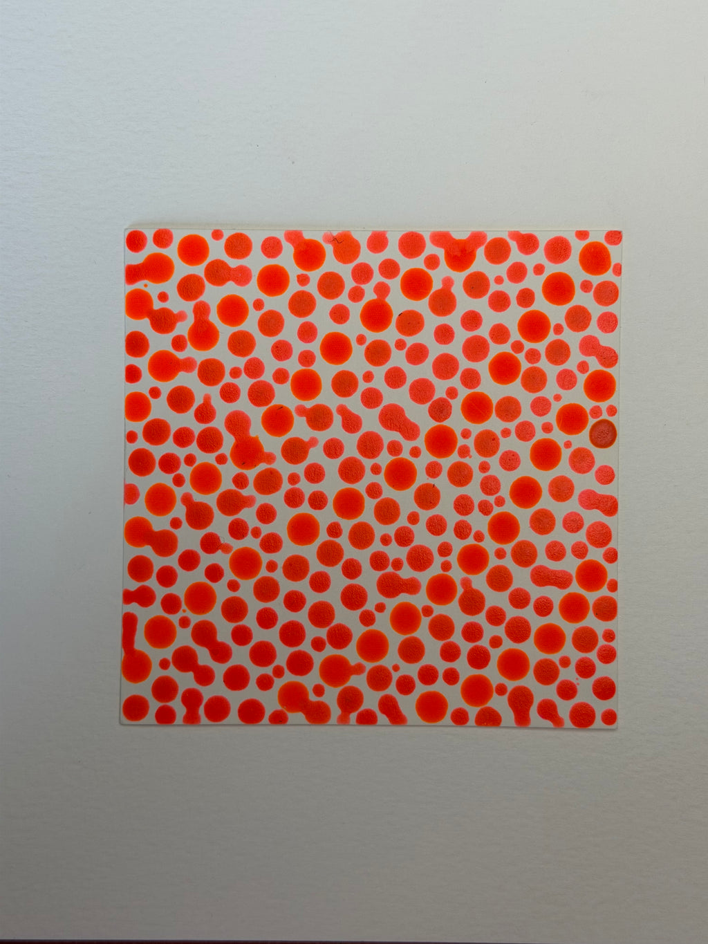 Flowing Constellation Dots: Luminous Orange Tones