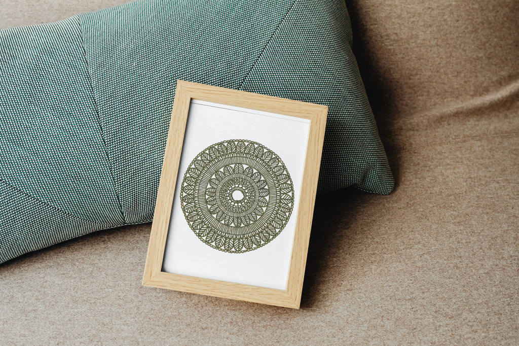Olive Spirit – A5 Focus Mandala (Original Art)