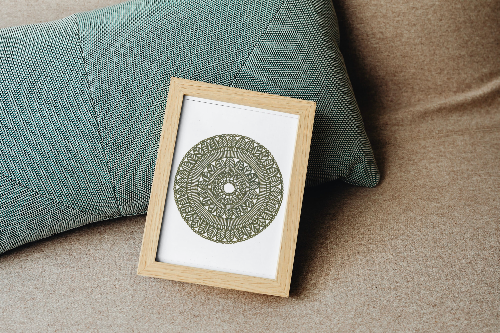 Olive Spirit – A5 Focus Mandala (Original Art)