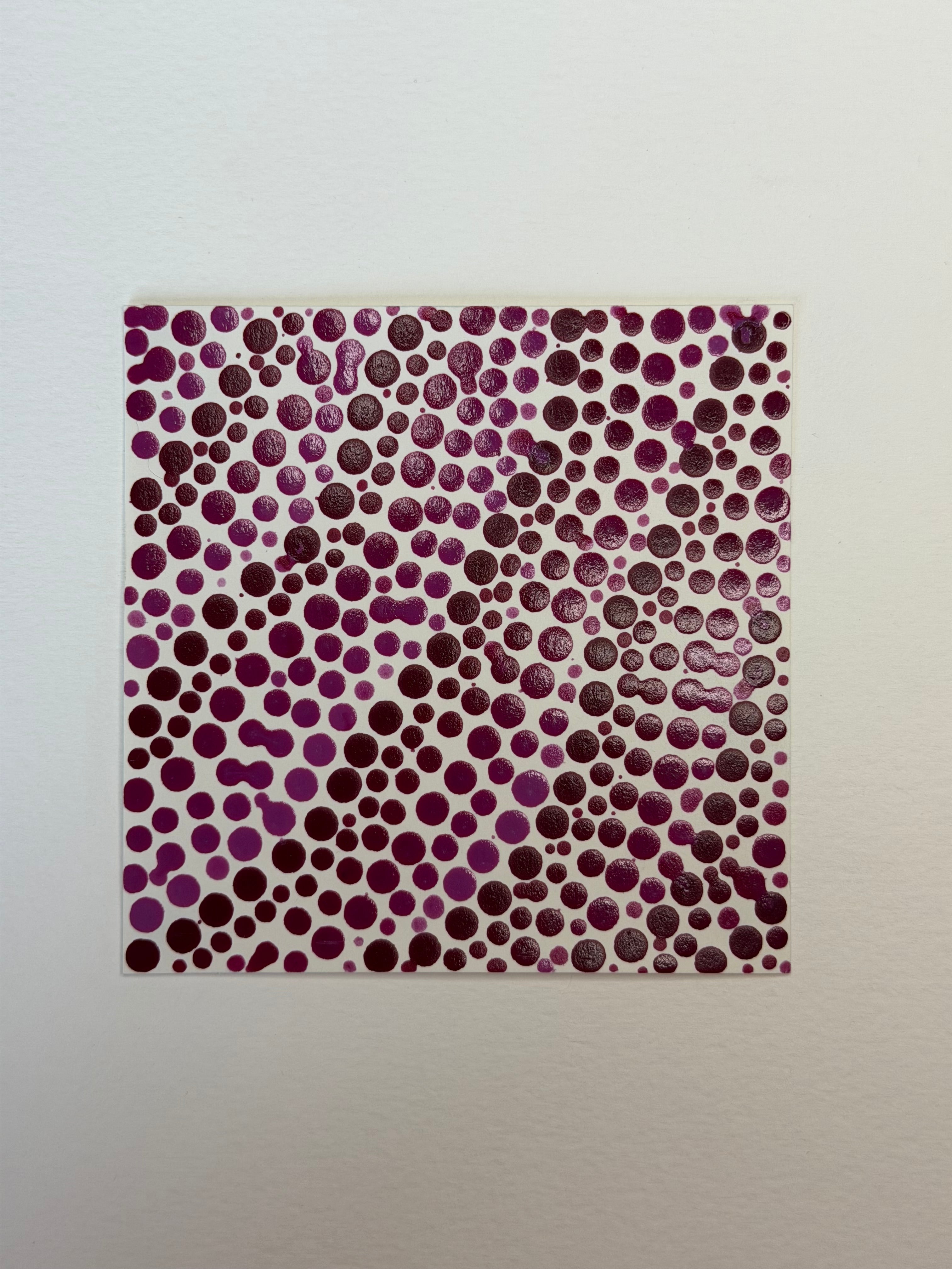 Flowing Constellation Dots: Shades of Purple
