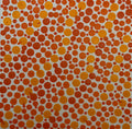 Flowing Constellation Dots: Shades of Orange