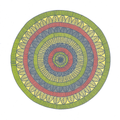 Square Golden Dawn Mandala (Yellow/Red/Grey)