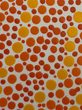 Flowing Constellation Dots: Yellow and Orange