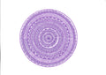 Amethyst Glow – A2 Focus Mandala (Original Art)