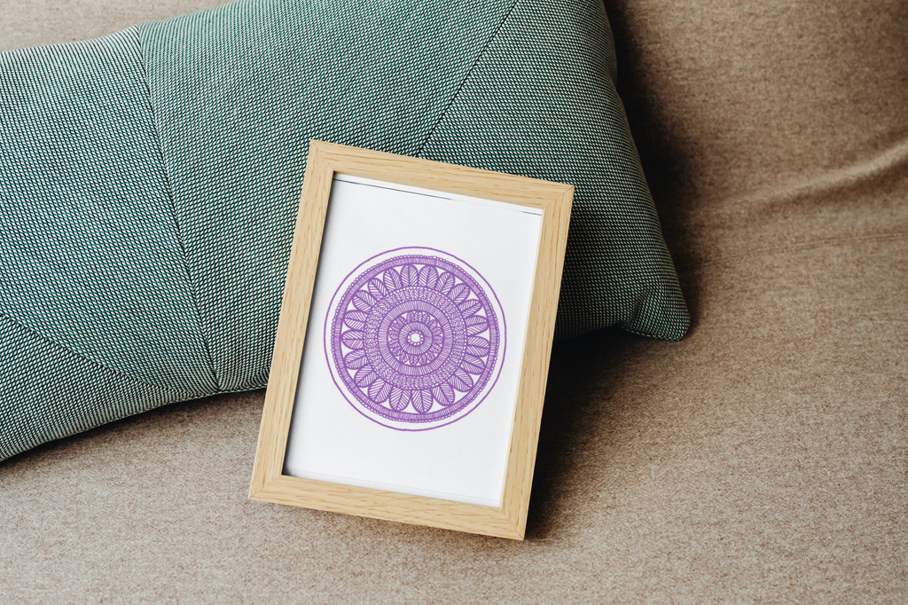 Lilac Essence – A5 Focus Mandala (Original Art)