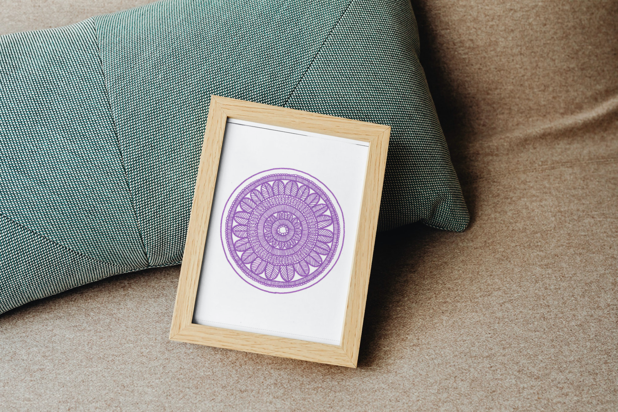 Lilac Essence – A5 Focus Mandala (Original Art)