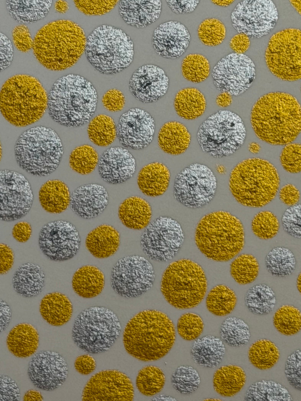 Flowing Constellation Dots: Gold & Silver