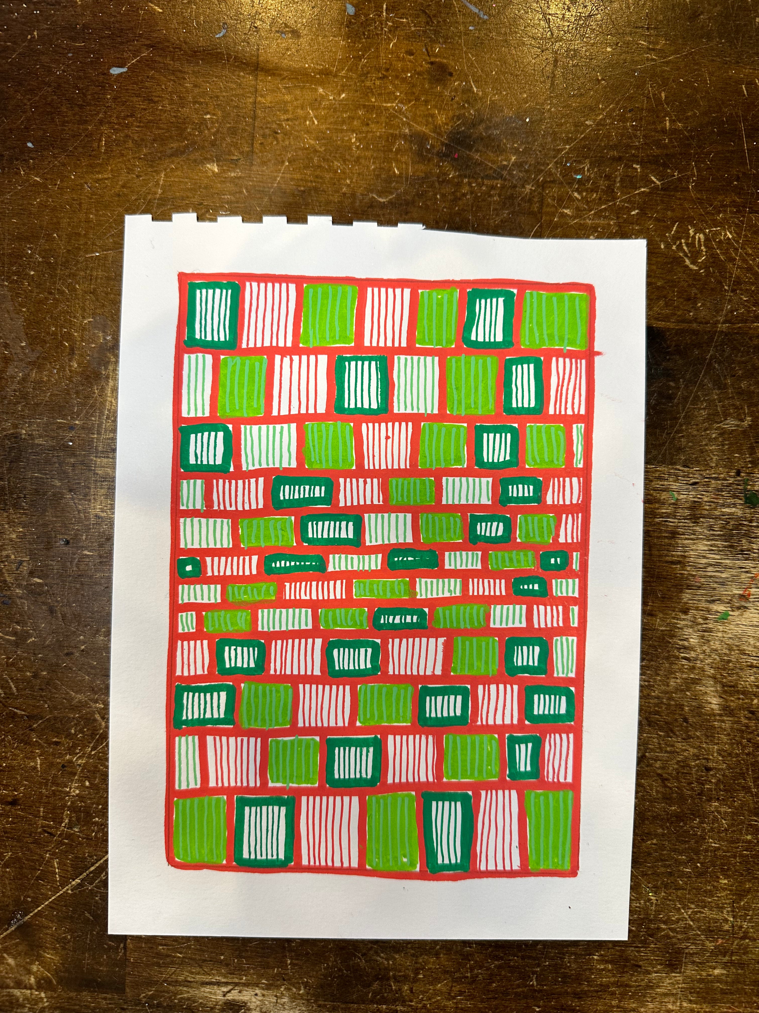 Moments of Stillness No. 8: Gentle Grid Bloom