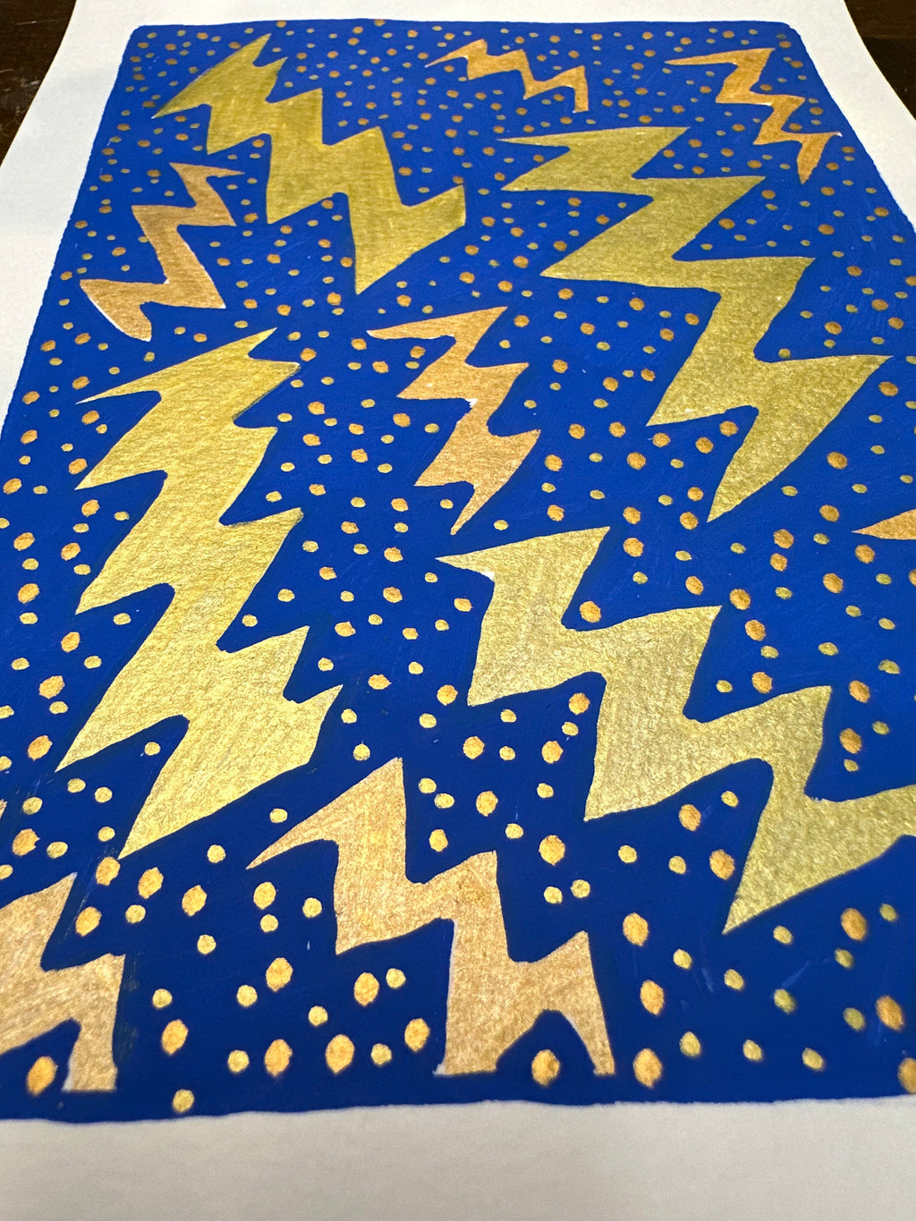 Moments of Stillness No. 13: Gold Lightning