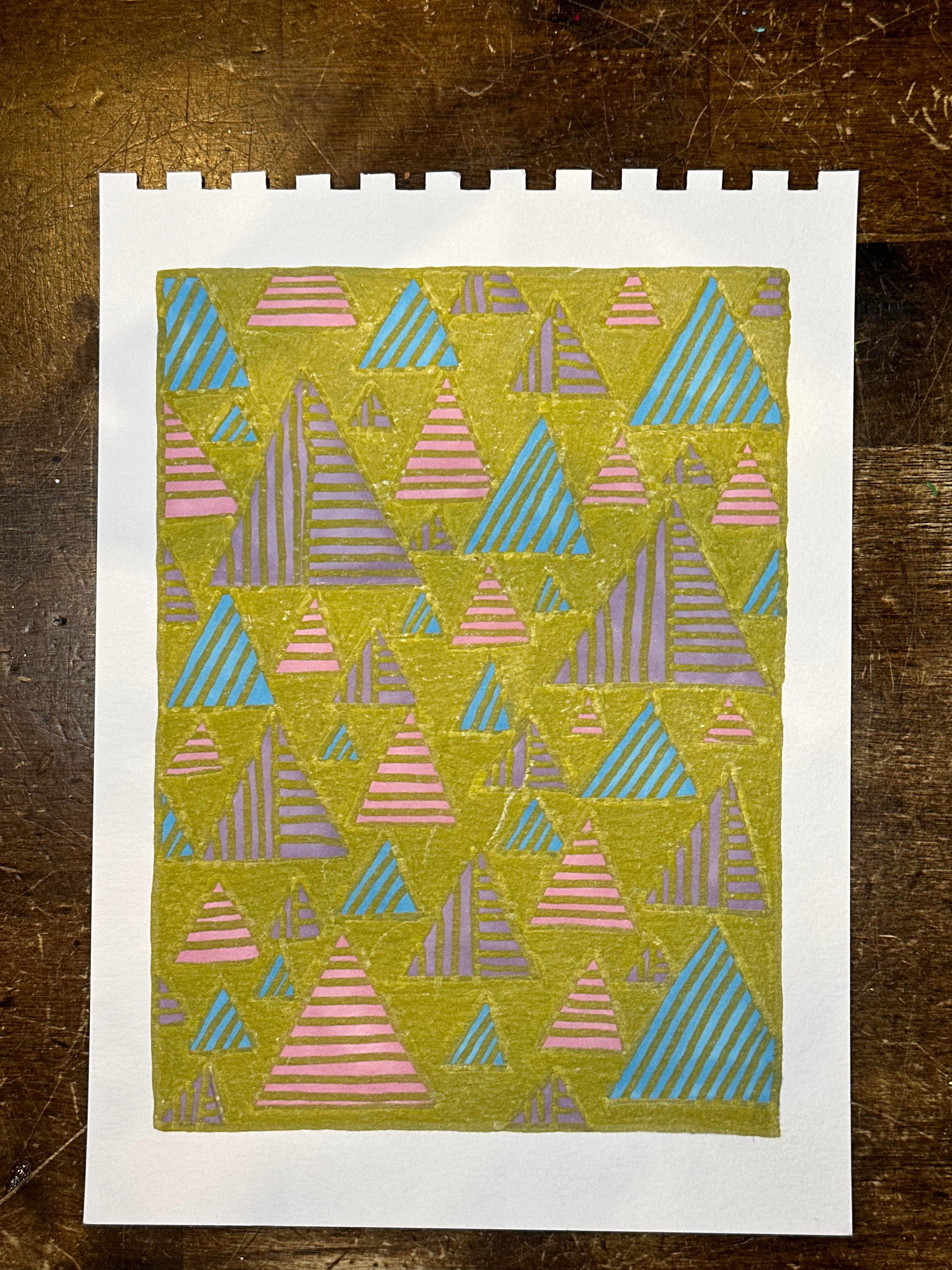 Moments of Stillness No. 17: Split Triangles