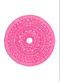 Blossom Pink – A5 Focus Mandala (Original Art)