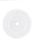 Moonlit Silver – A5 Focus Mandala (Original Art)